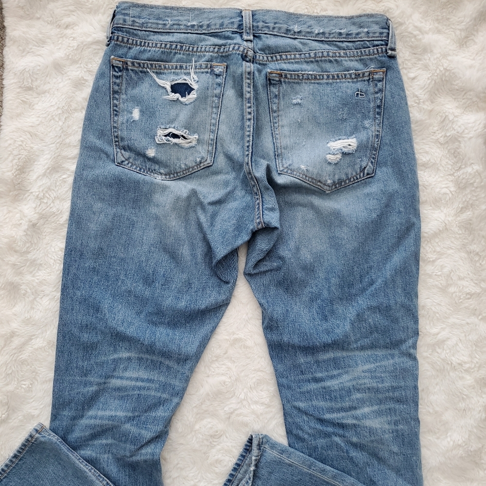 🎈SOLD Rag & Bone Distressed Boyfriend Jeans in 26 - Picture 11 of 14